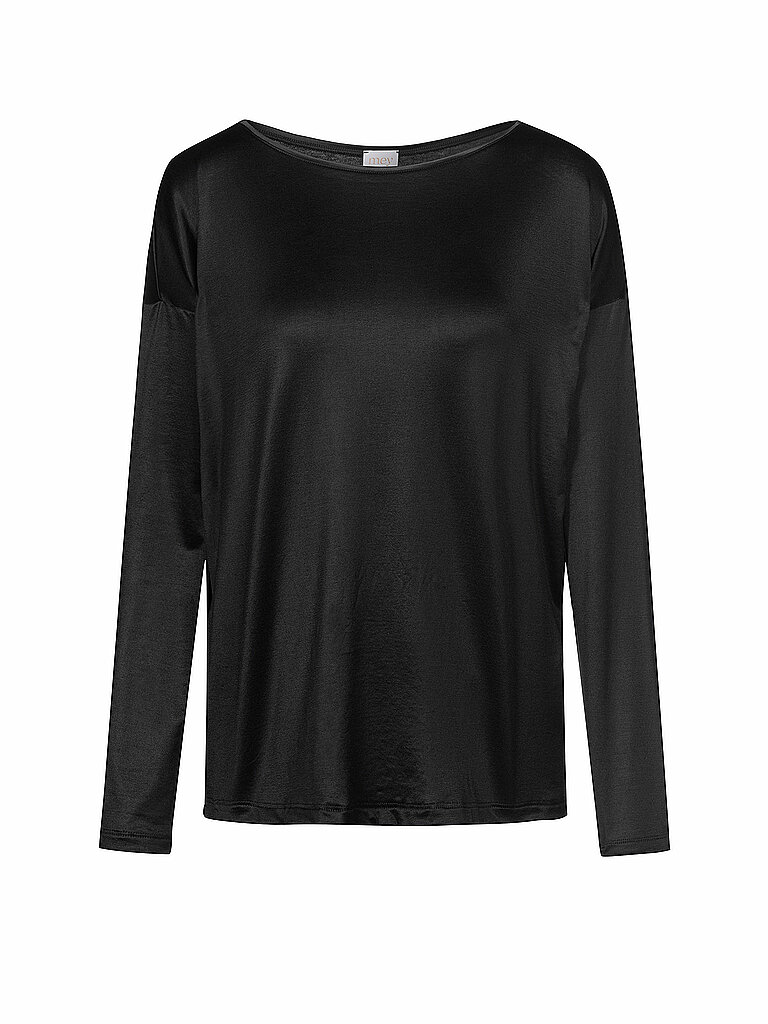 MEY Langarmshirt NIGHT GLOW black schwarz | L