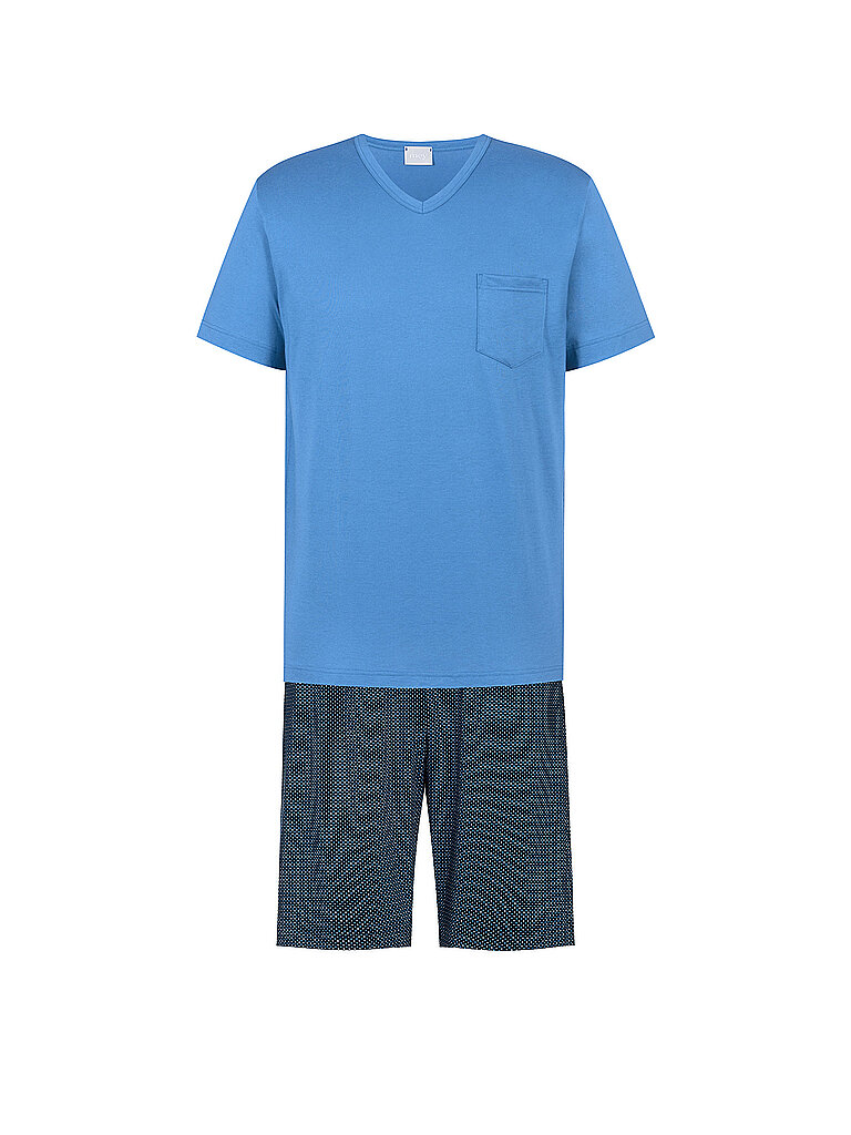 MEY Pyjama blau | S