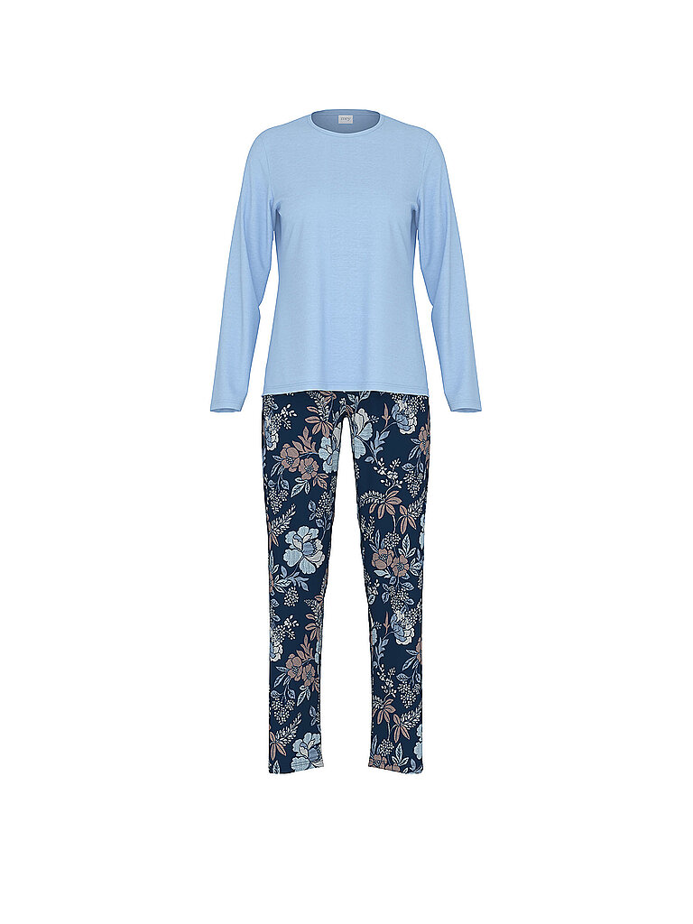 Pyjama NOSTALGIA deep marine dunkelblau 48 damen
