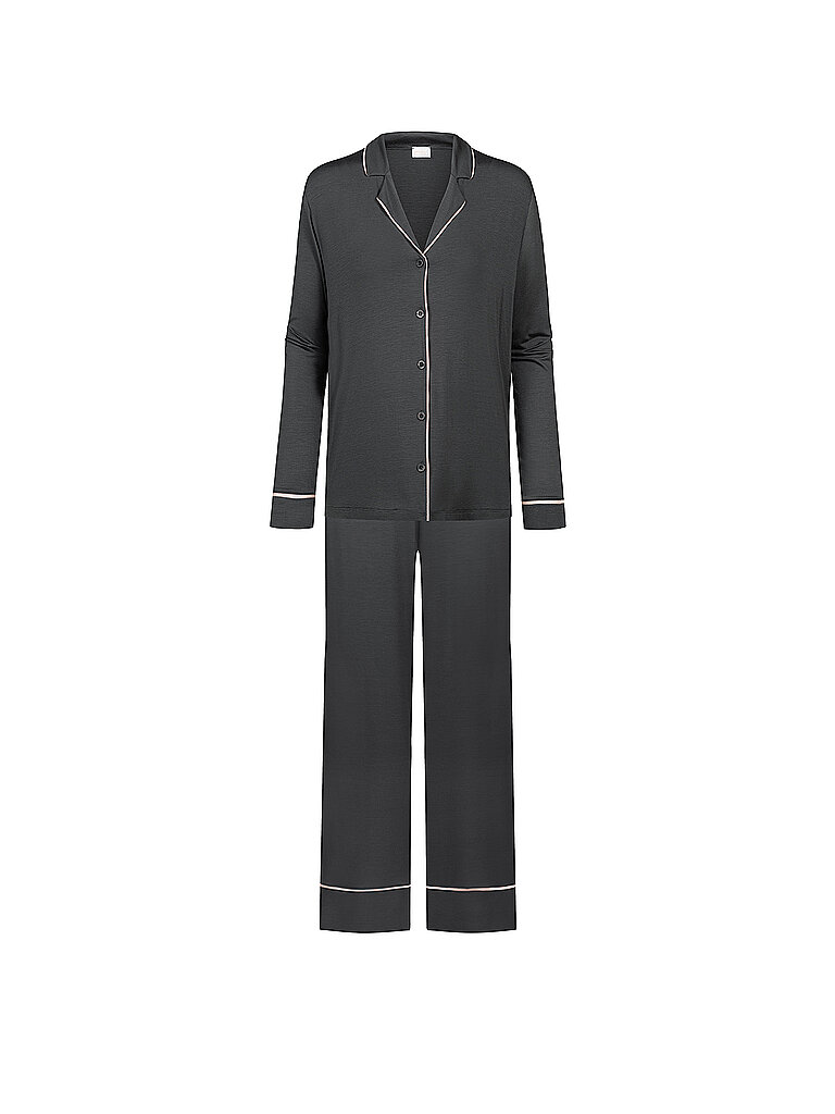 Pyjama PURE CHIC thunder grey grau M damen