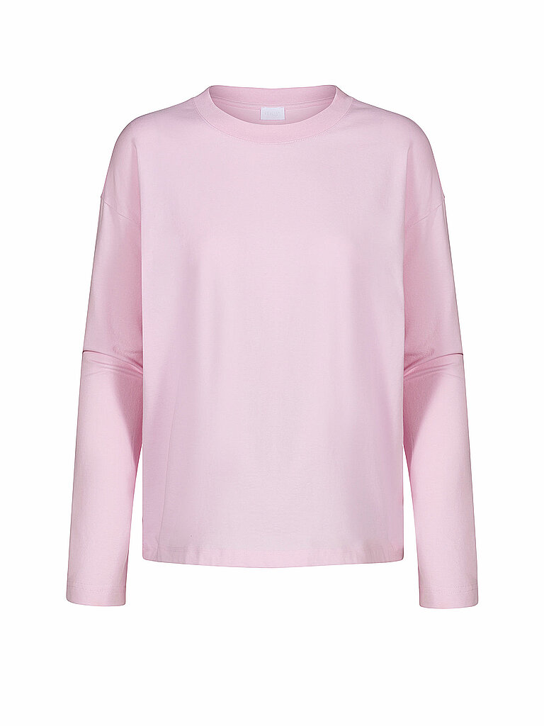 MEY Pyjamashirt SOLID LOVE soft pink rosa | XS