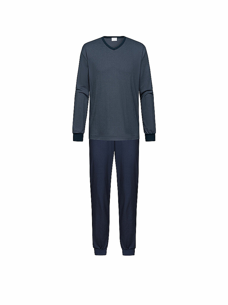 Pyjama yacht blue dunkelblau 56 herren