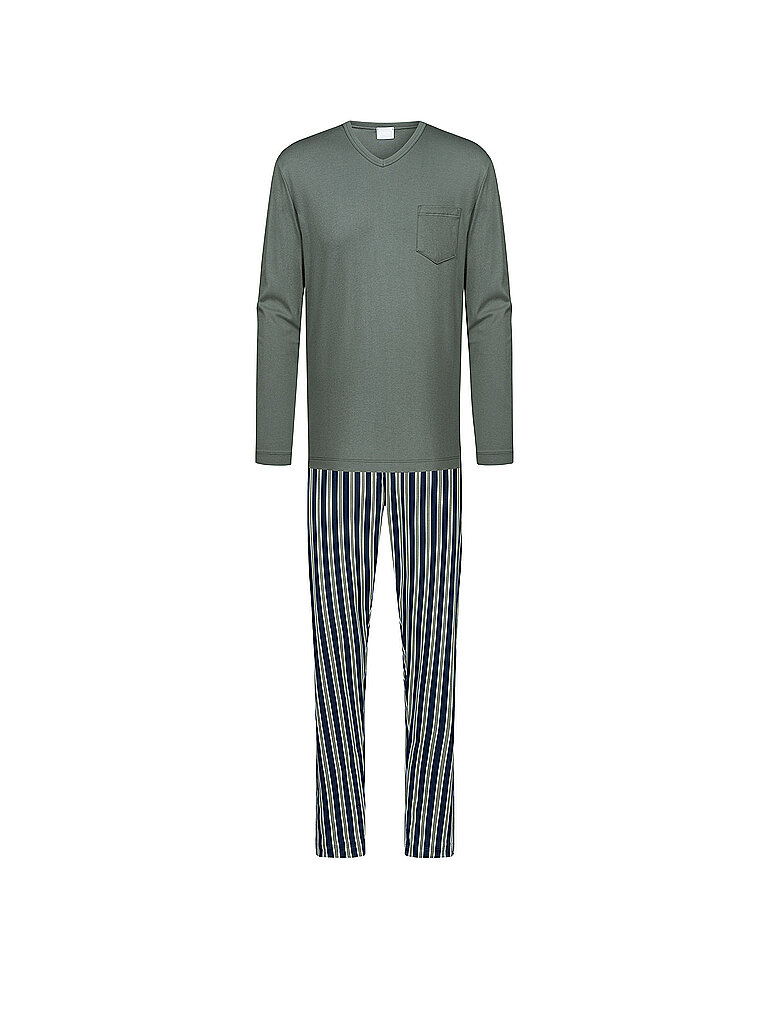 Pyjama grey hunter grau XL herren