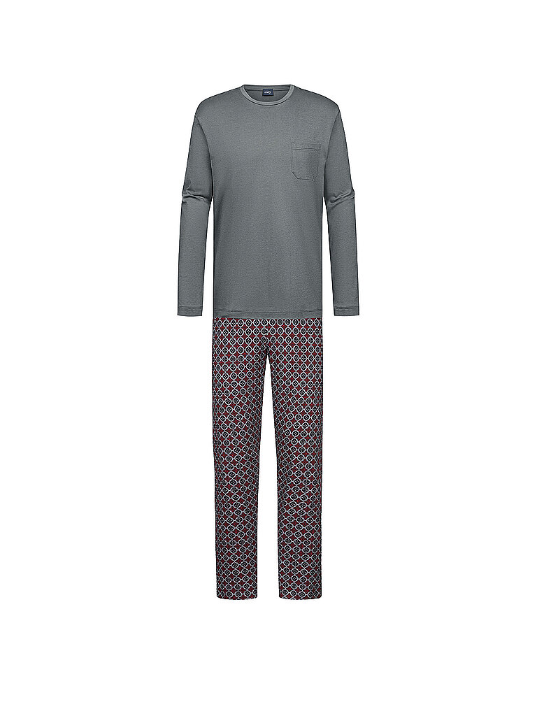 MEY Pyjama quartz grey grau | XXL
