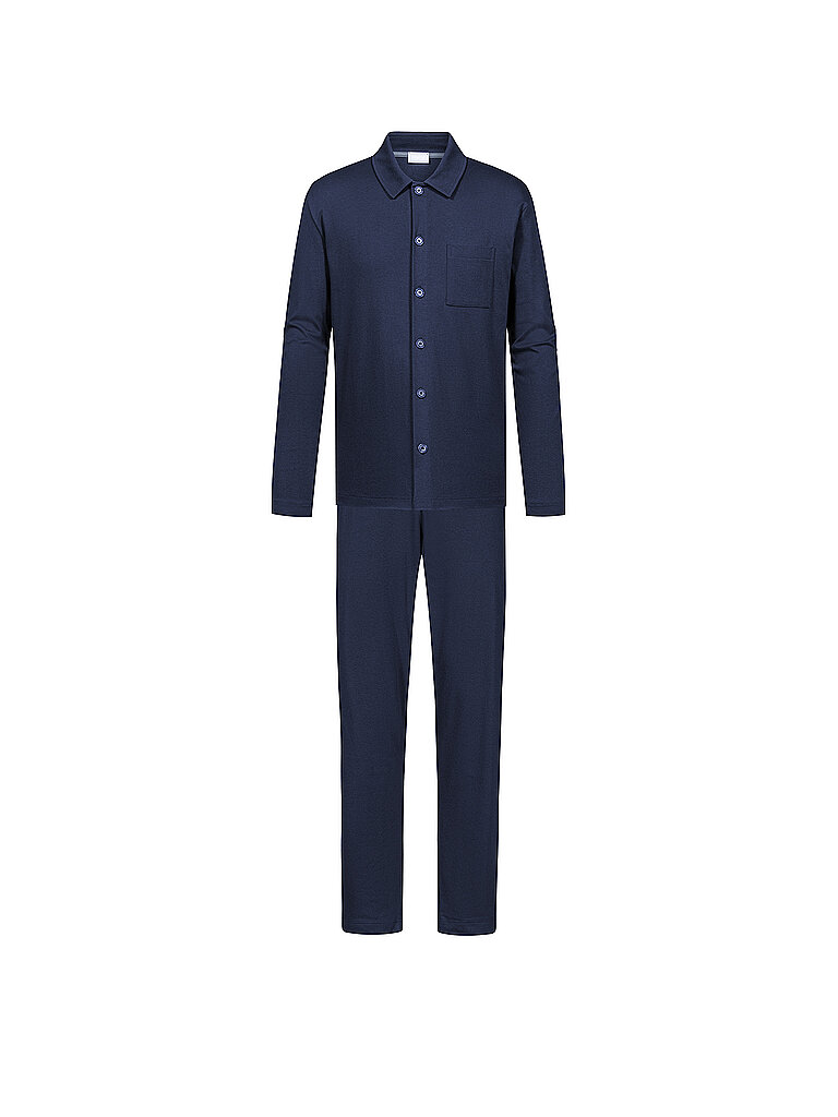 Pyjama yacht blue blau XL herren