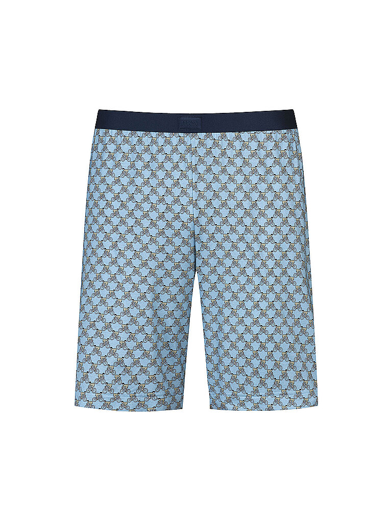 MEY Pyjamashorts sea bretah  blau | XXL
