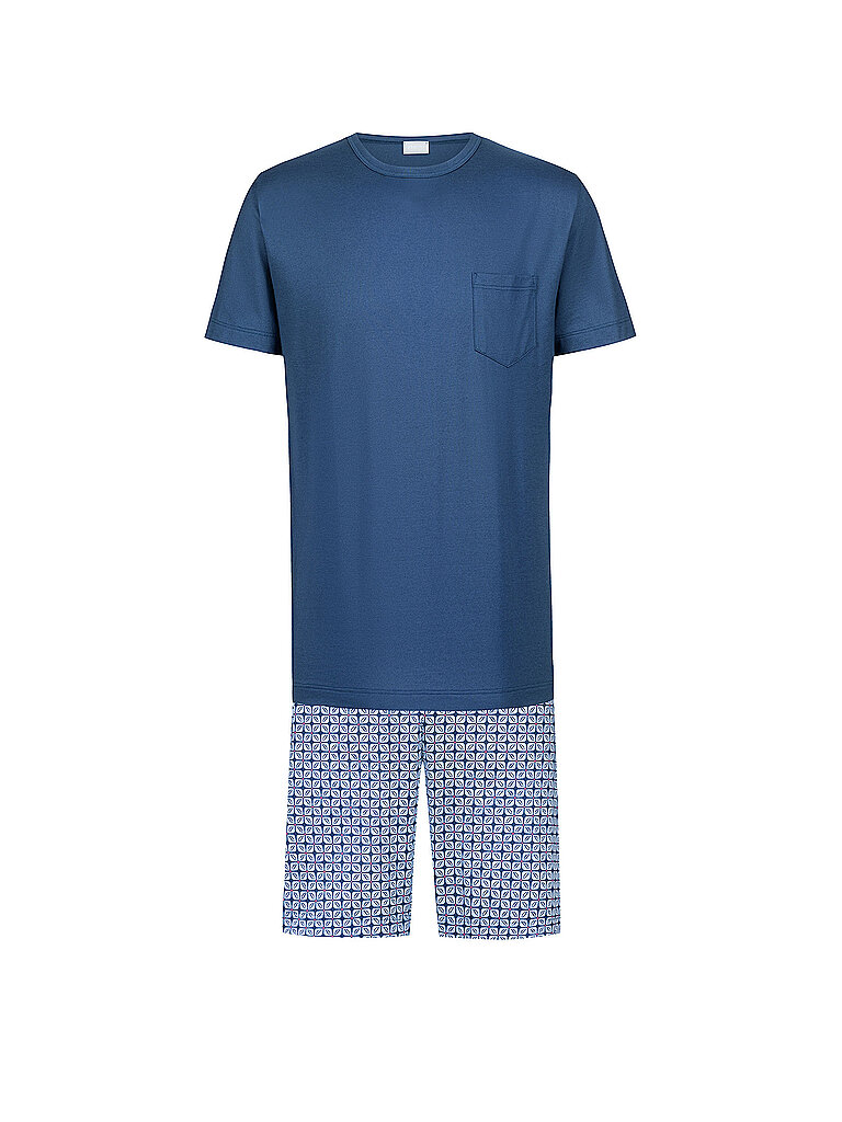 Pyjama hague blue blau XL herren