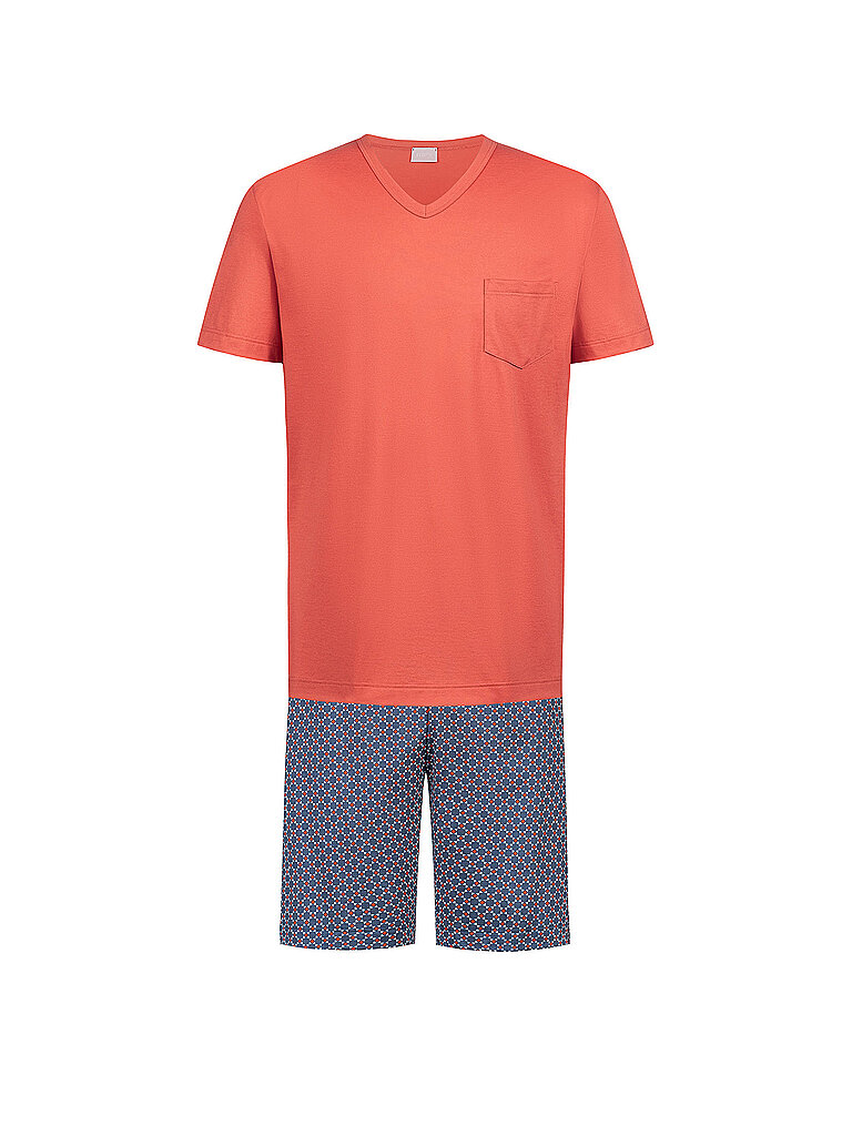 Pyjama coral island rot S herren