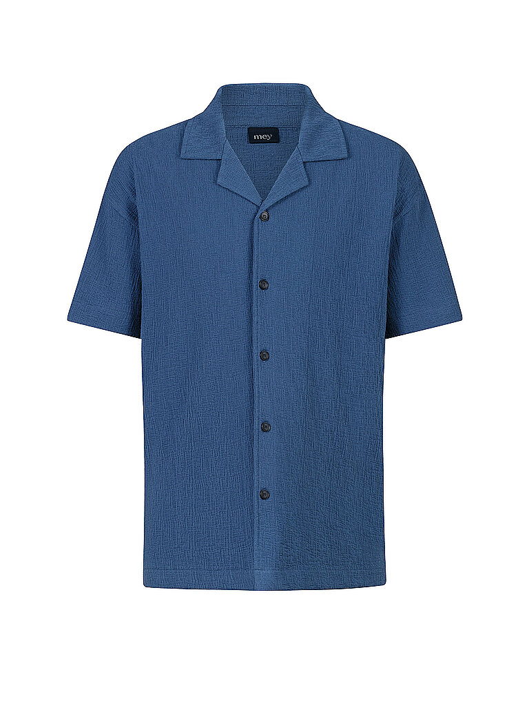 Pyjamashirt hague blue blau L herren