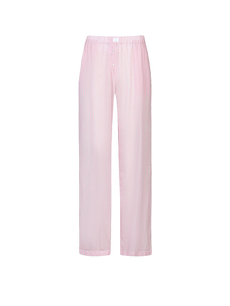 Pyjamahose COTTON STRIPES soft pink rosa M damen
