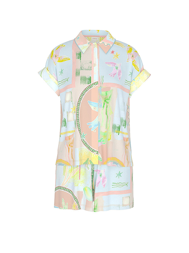 MEY Pyjama brezzy blue hellblau | XS