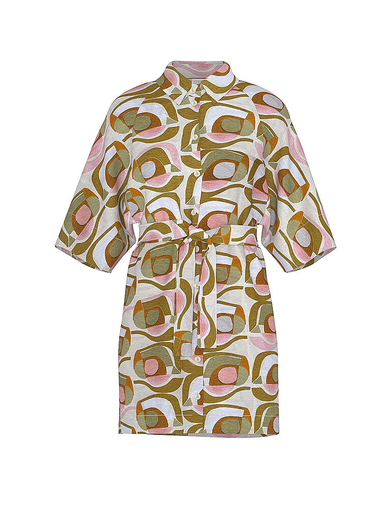 MEY Nachthemd - Sleepshirt NOSTALGIC GEO almond milk beige | XS