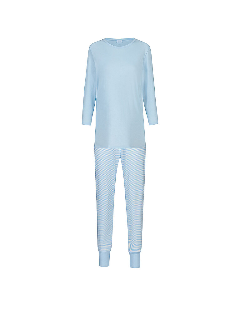 Pyjama SIMPLE STRIPES alice blue hellblau 46 damen