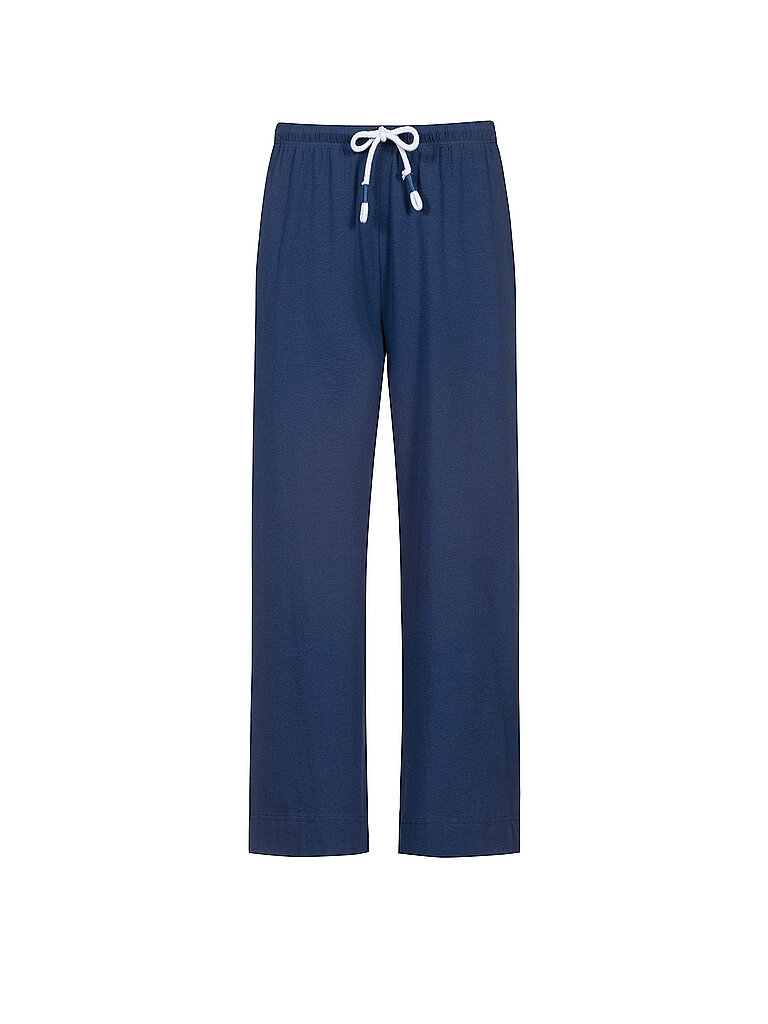 MEY Pyjamahose 7/8 SOLID LOVE blue zodiac dunkelblau | S
