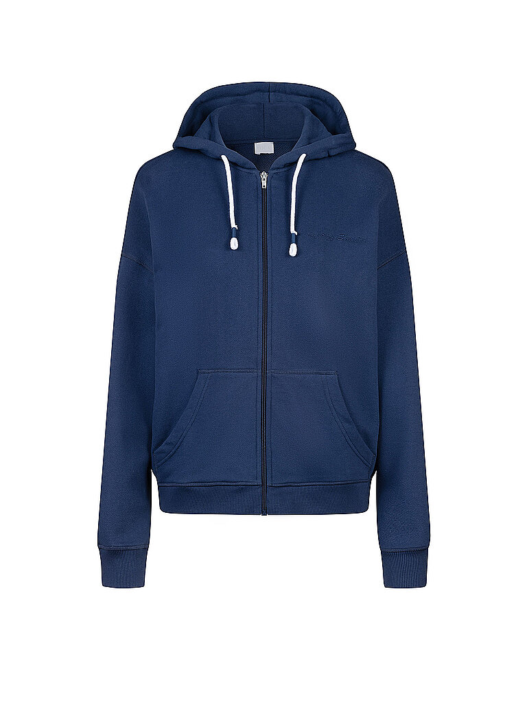 Loungewear Sweatjacke MELLOW COTTON blue zodiac dunkelblau XXL damen