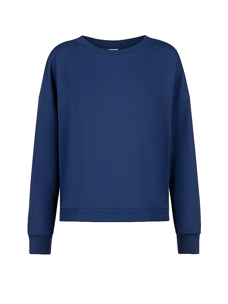MEY Loungewear Sweater COZY NIGHTS blue zodiac dunkelblau | XXL