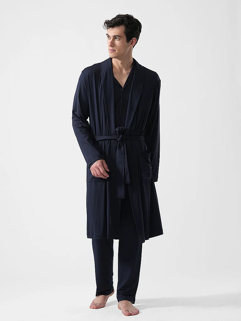 MEY Albornoz azul oscuro | XXL
