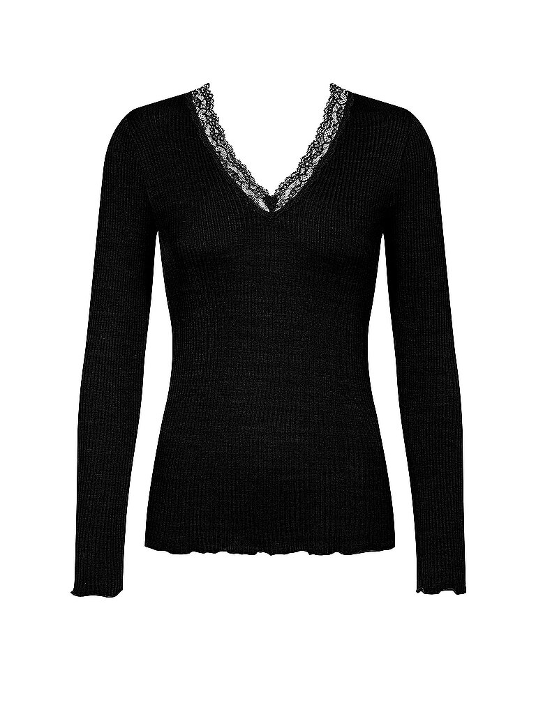 MEY Langarmshirt WOOL EXPRESSIVE schwarz schwarz | XS