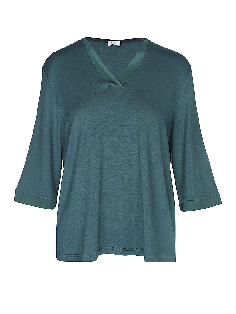 MEY Pyjamashirt PURE CHIC mystic jade dunkelgrün | XL