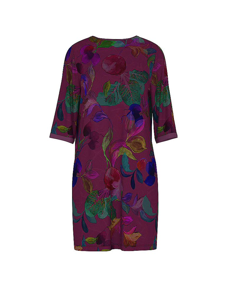 MEY Nachthemd - Sleepshirt COSMIC GARDEN crushed berry beere | M