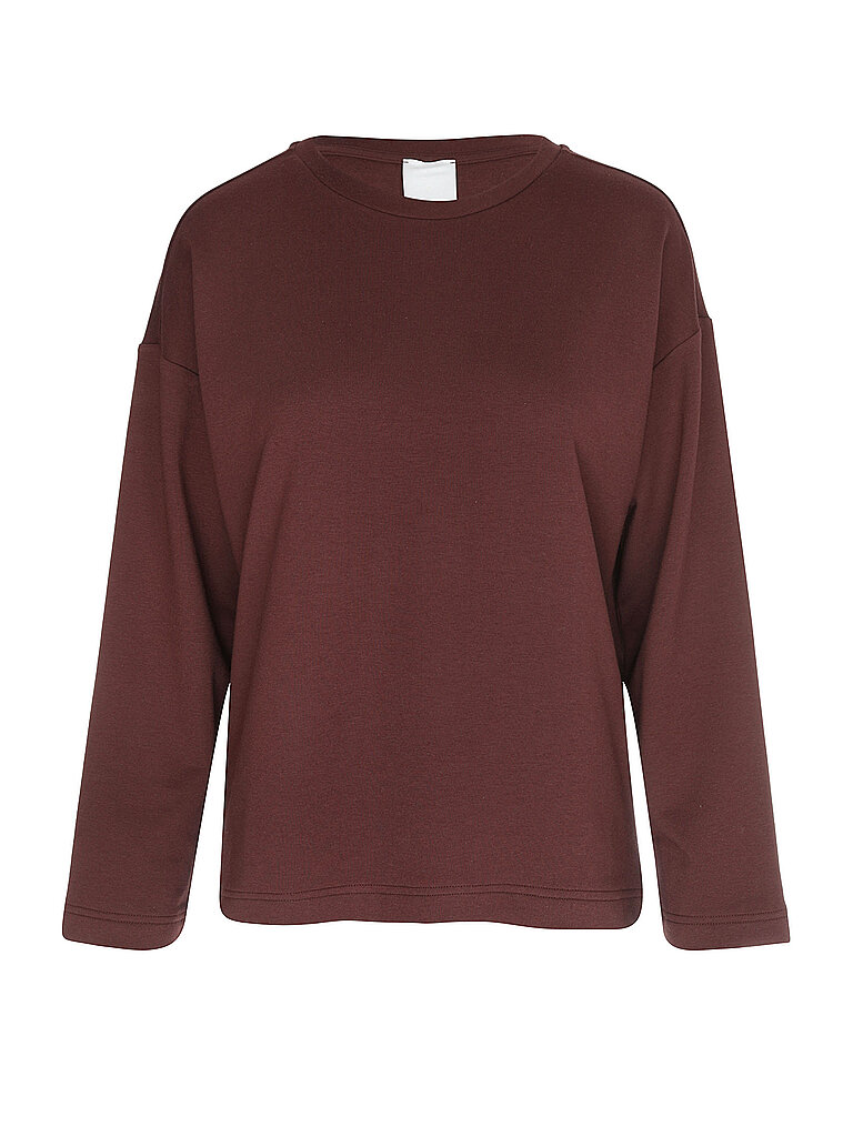 MEY Loungewear Sweater COMFY COMFORT hot maroon braun | XS