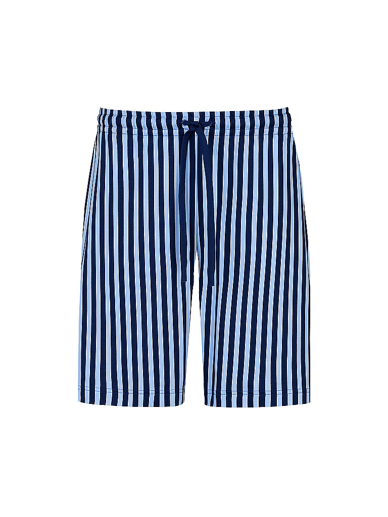 MEY Pyjamashorts far blue dunkelblau | S