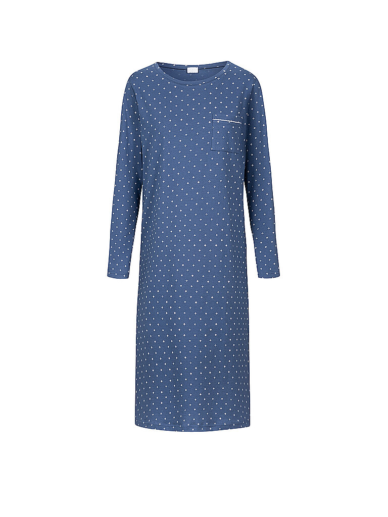 MEY Nachthemd - Sleepshirt POLKA DREAMS midnight dust dunkelblau | 38