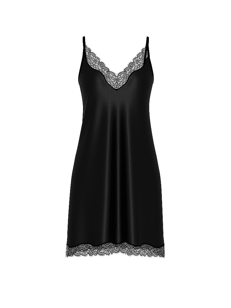 MEY Nachthemd - Sleepshirt PURE SHINE schwarz schwarz | S