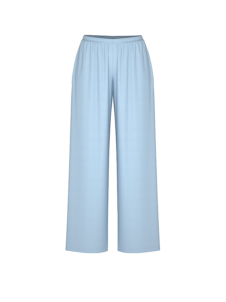 MEY Pyjamahose CASUAL RIB powder blue hellblau | M