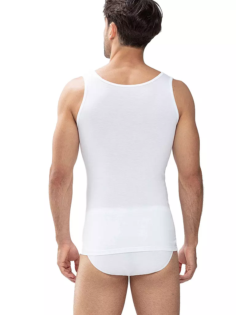 MEY | Athletic Shirt Casual Cotton Weiss | grau