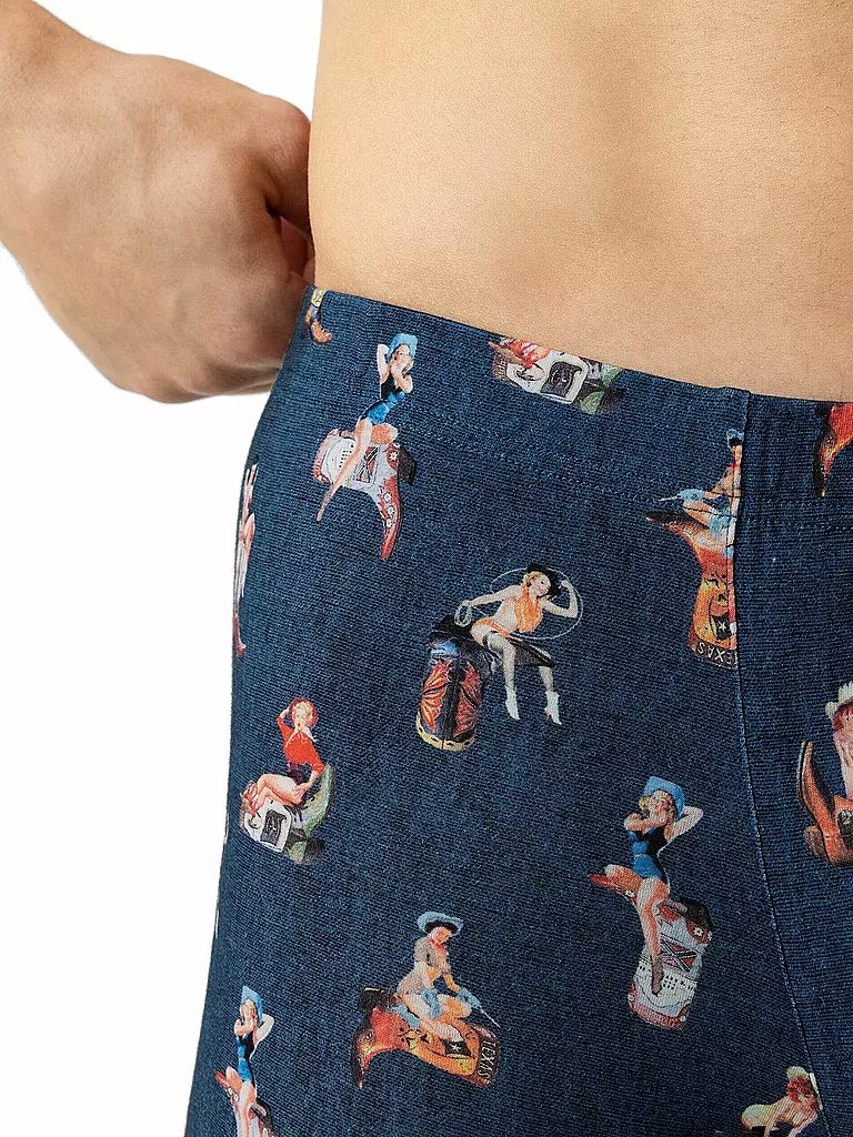 MEY | Boxershorts galactic blue | blau
