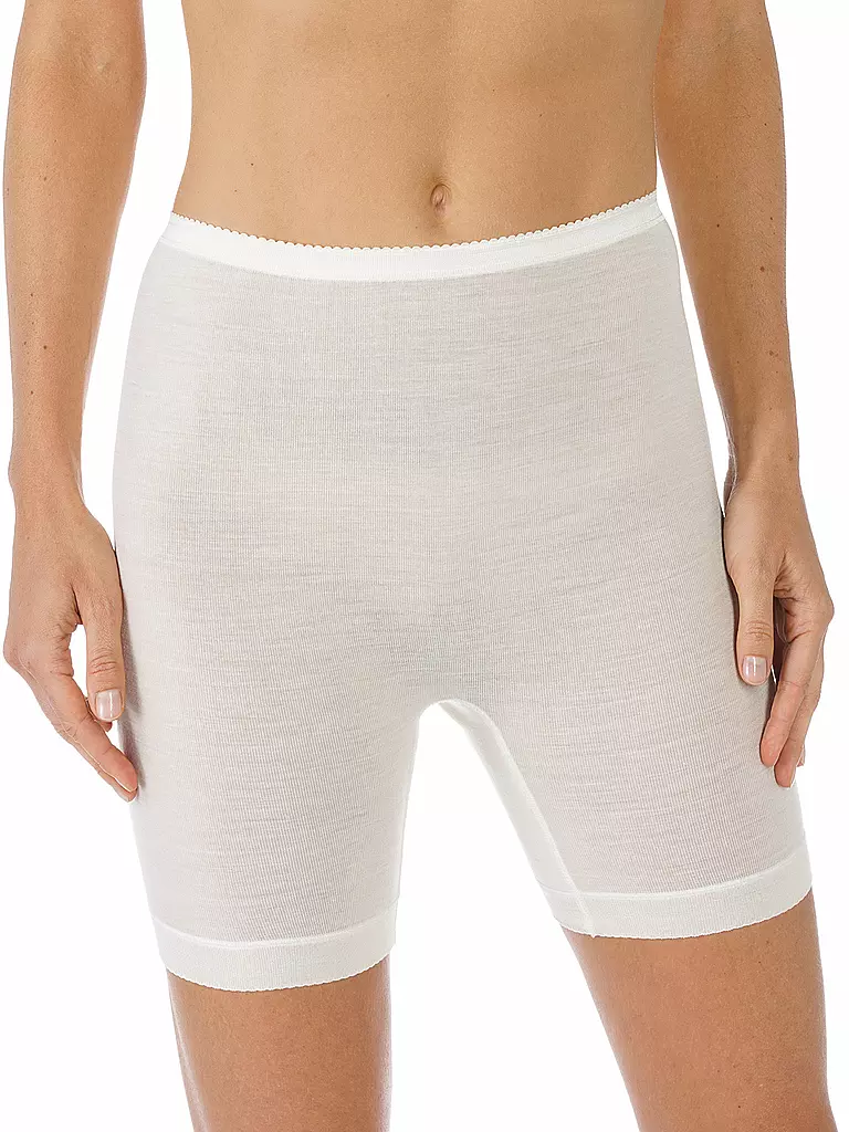 MEY | Höschen mit Bein "Exquisite" (Wolle/Seide) | creme