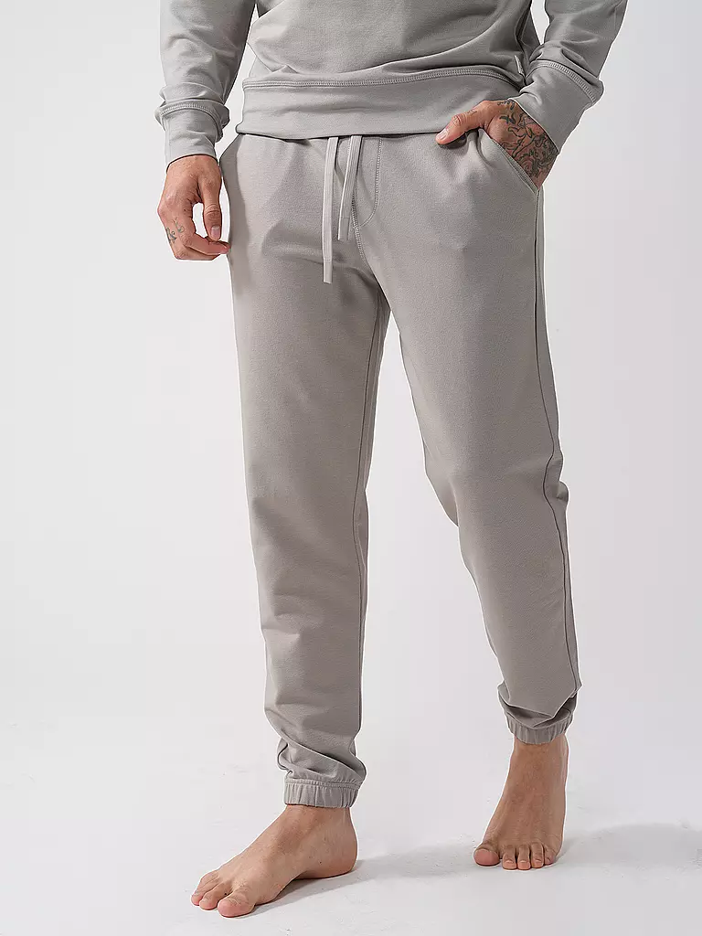 MEY | Loungewear Jogginghosen FELPA STRETCH fumare | beige