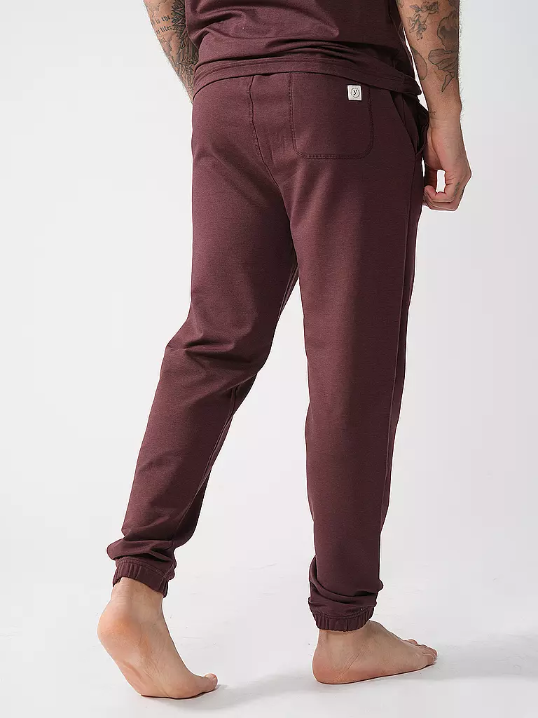 MEY | Loungewear Jogginghosen FELPA STRETCH mokka beans | braun