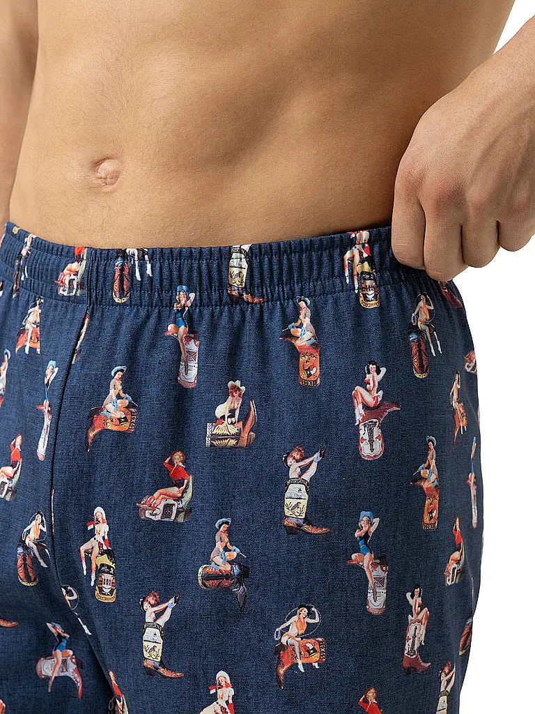 MEY | Loungewear Shorts | blau