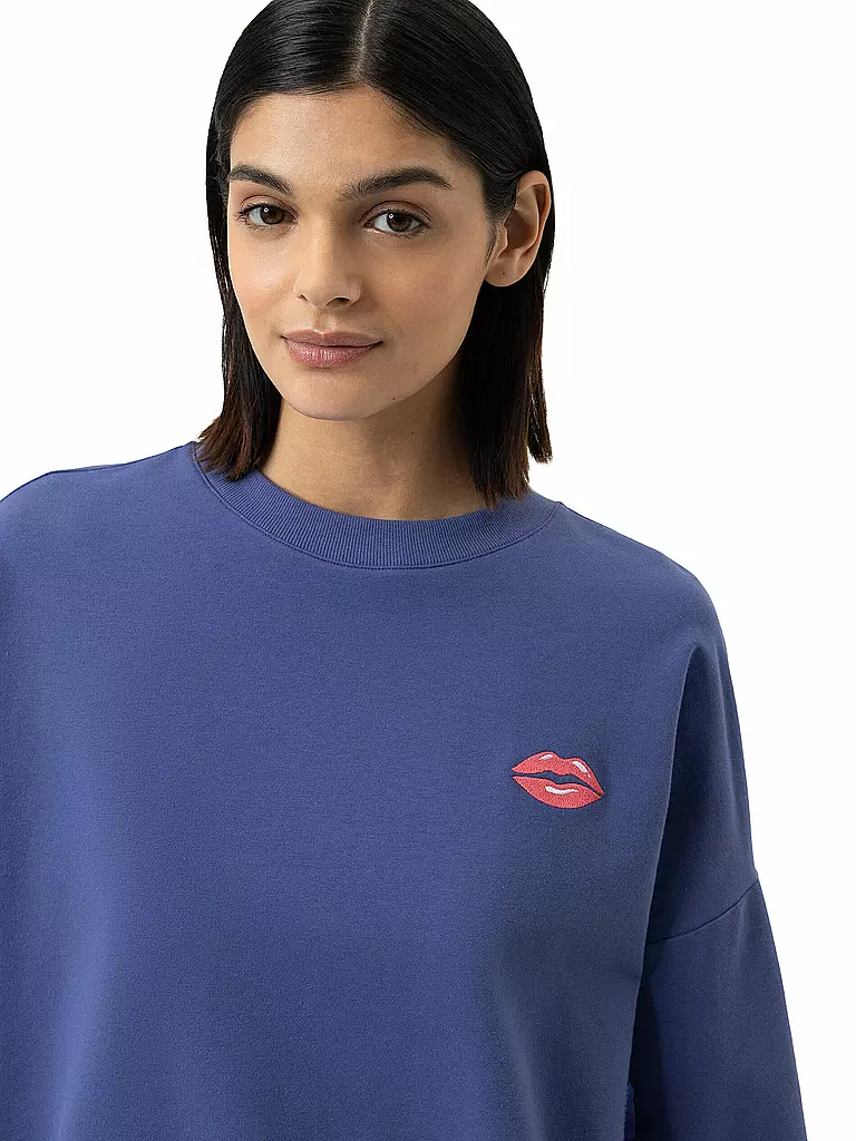 MEY | Loungewear Sweater COZY NIGHTS | blau