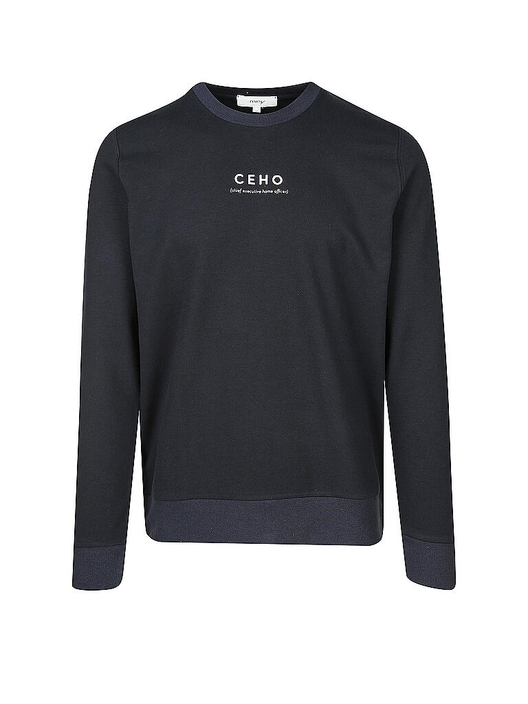 MEY | Loungewear Sweater Home Office Yacht Blue | blau