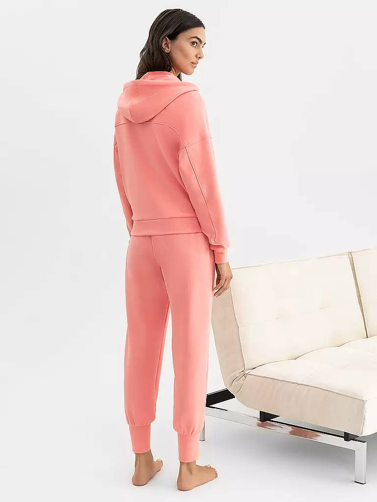 MEY | Loungewear Sweatjacke SMOOTH | rosa