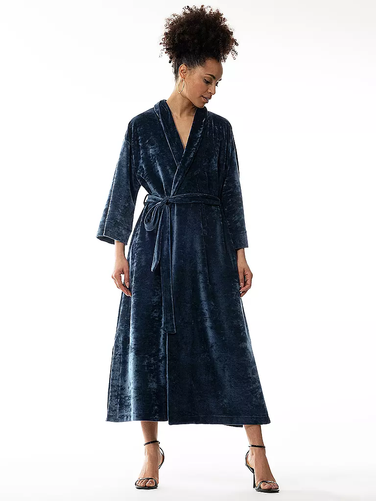 MEY | Morgenmantel - Kimono NAEMI | dunkelblau