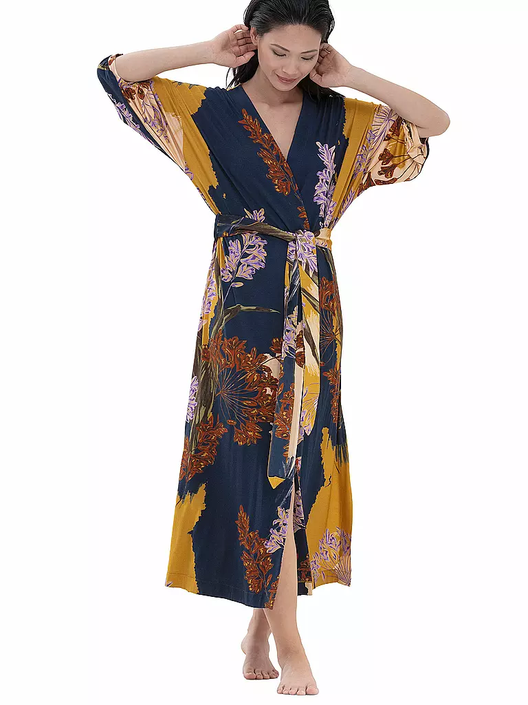 MEY | Morgenmantel - Kimono | dunkelblau
