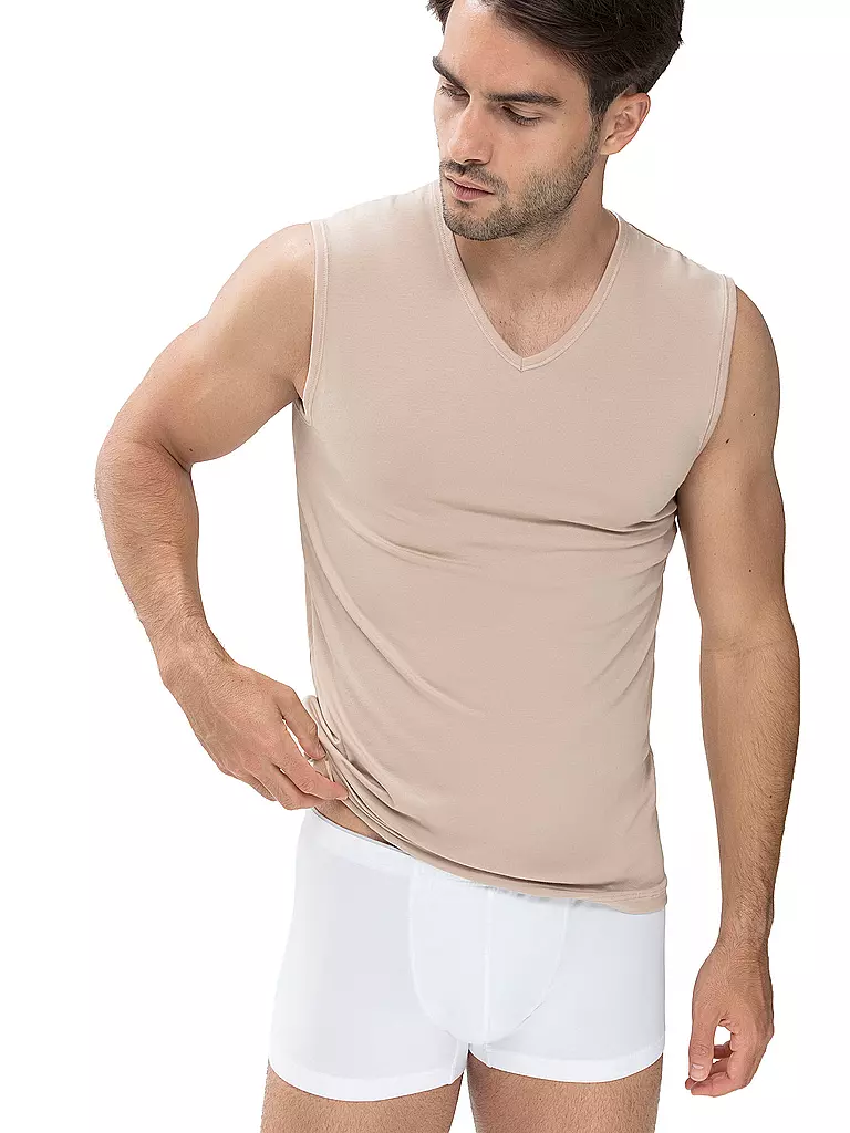 MEY | Muskel-Shirt DRY COTTON light skin | beige