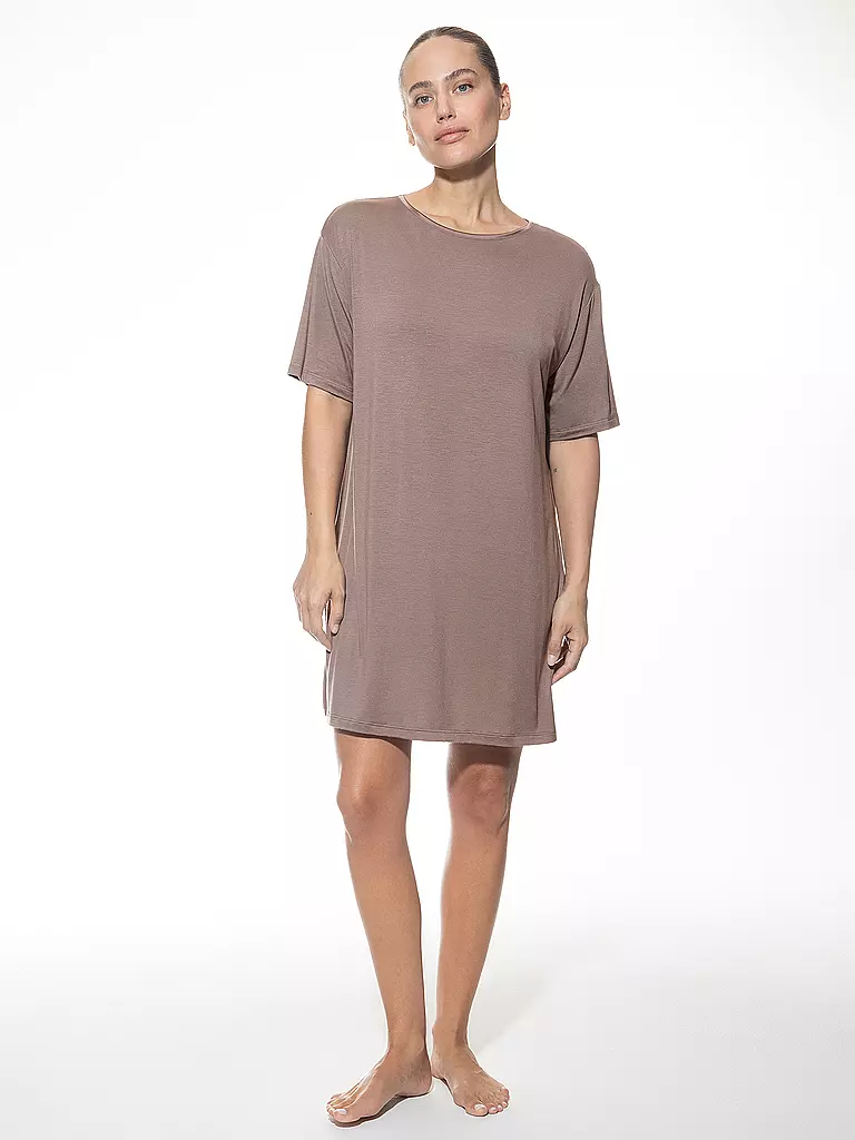MEY | Nachthemd - Sleepshirt PURE CHIC | hellbraun
