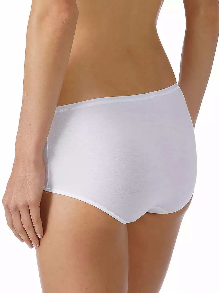 MEY | Panty SUPERFINE ORGANIC weiss | schwarz