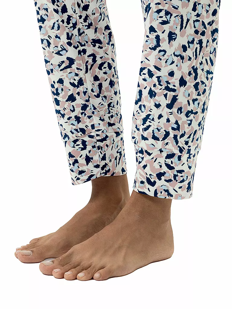 MEY | Pyjama 7/8 SOFT LEO | dunkelblau