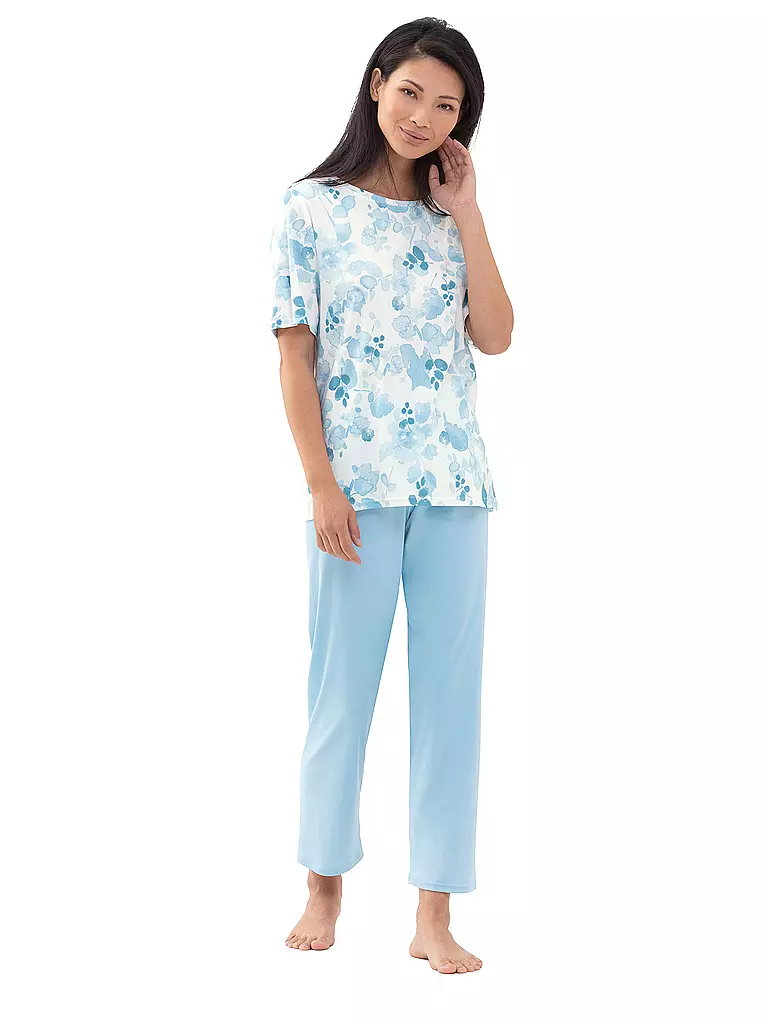 MEY | Pyjama 7/8 Verena | blau