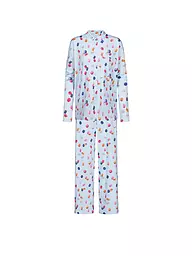 MEY | Pyjama FLYING MACARONS | hellblau