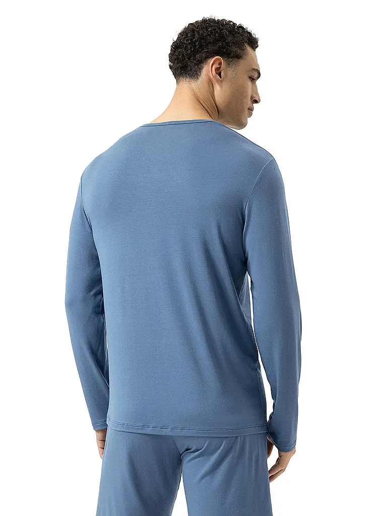 MEY | Pyjama Langarmshirt JEFFERSON galactic blue | 