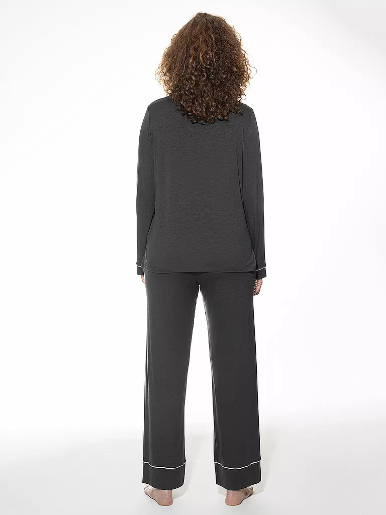 MEY | Pyjama PURE CHIC thunder grey | grau