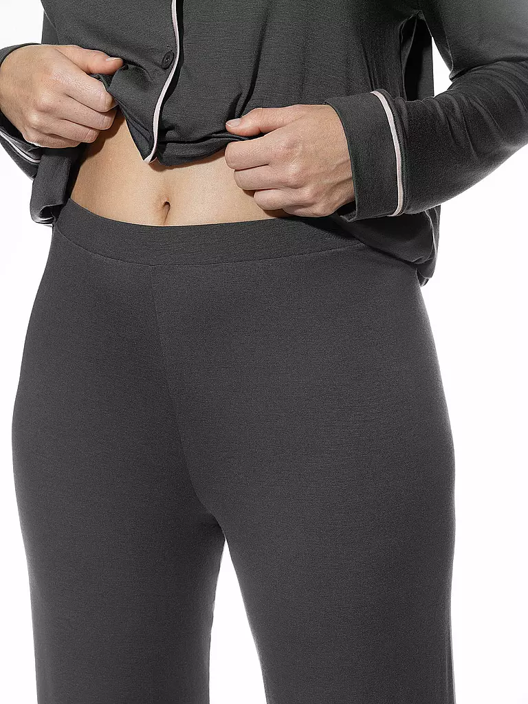 MEY | Pyjama PURE CHIC thunder grey | grau