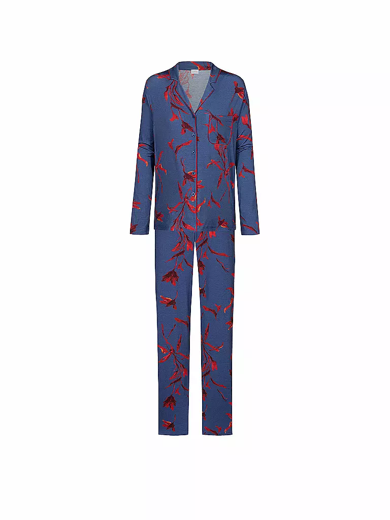 MEY | Pyjama ROAYAL GARDEN astral night | blau